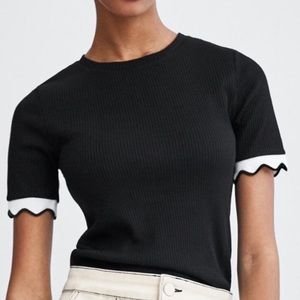 Zara Black Top